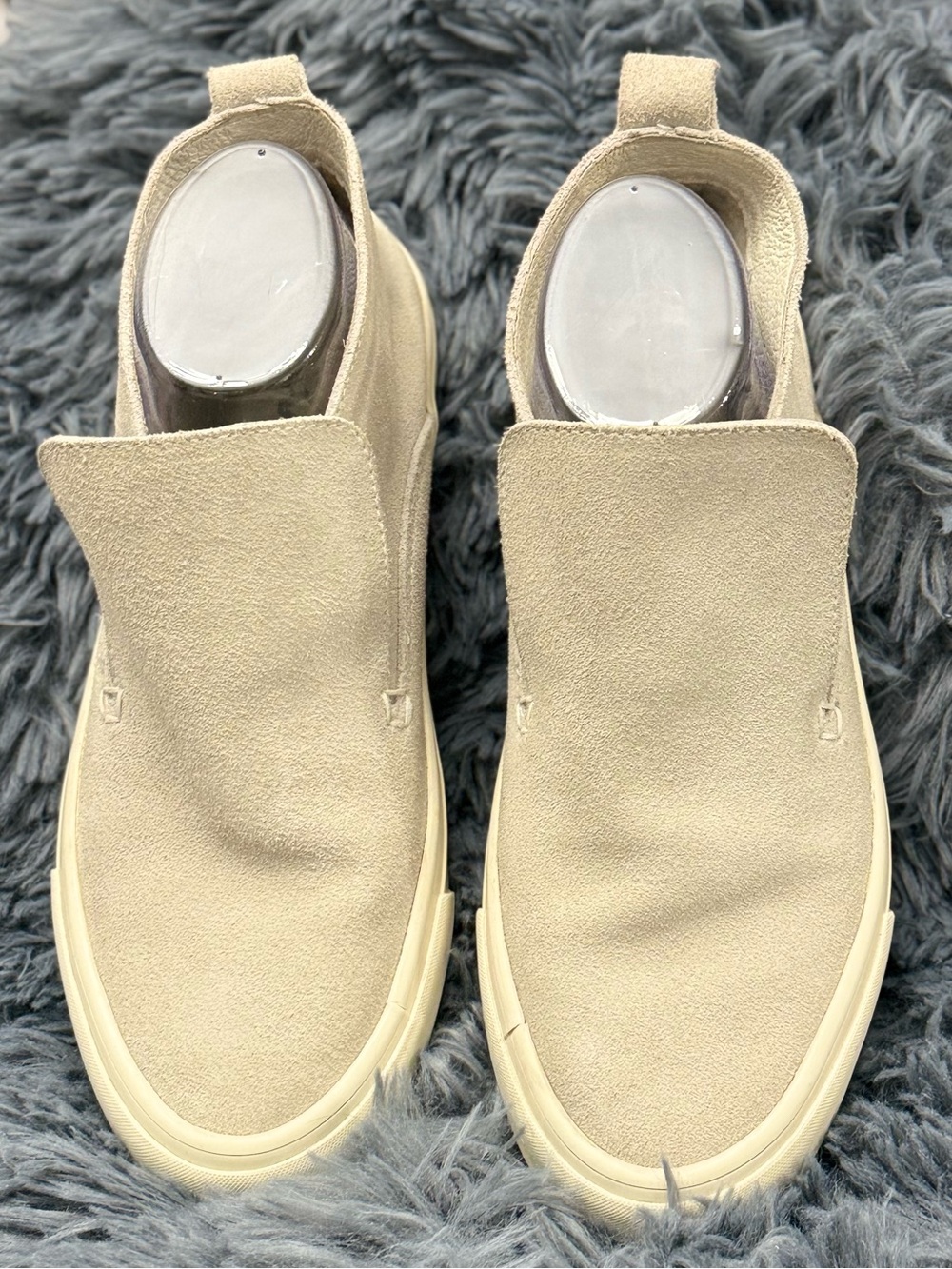 Women’s Size 8.5 SeaVees Huntington Midi Casual Slip-On Suede Sneakers in Oyster